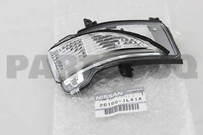 261601LA1A Genuine Nissan LAMP ASSY-SIDE TURN SIGNAL,RH 26160