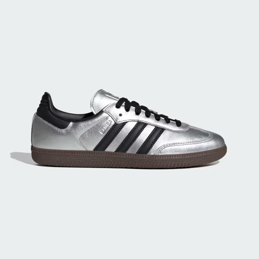 New Adidas Women's Samba OG Shoes - Silver Metallic (JI4218) | eBay