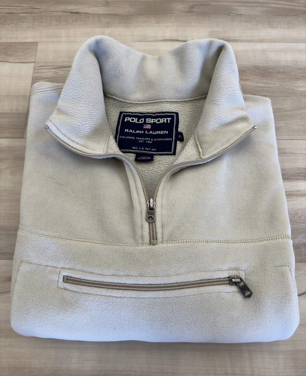 Polo Sport Ralph Lauren VTG PolarTec Thermal Pro 1/4 Zip Fleece