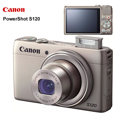 Canon PowerShot S120 Digital Camera w/ 12.1 MP 1/1.7 Inch Sensor