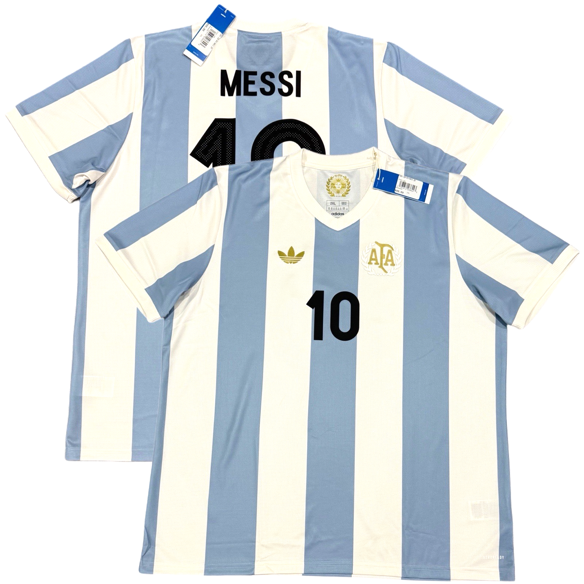 2025 Argentina Home Jersey #10 Messi 2XL adidas 50th Anniversary