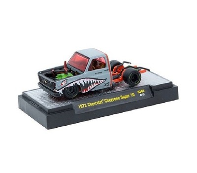 M2 1:64 1973 Chevrolet Cheyenne Super 10 “PFC. HYDE” Shark Face