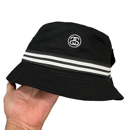 stussy Checker Knit Bucket Hat Black x White | eBay