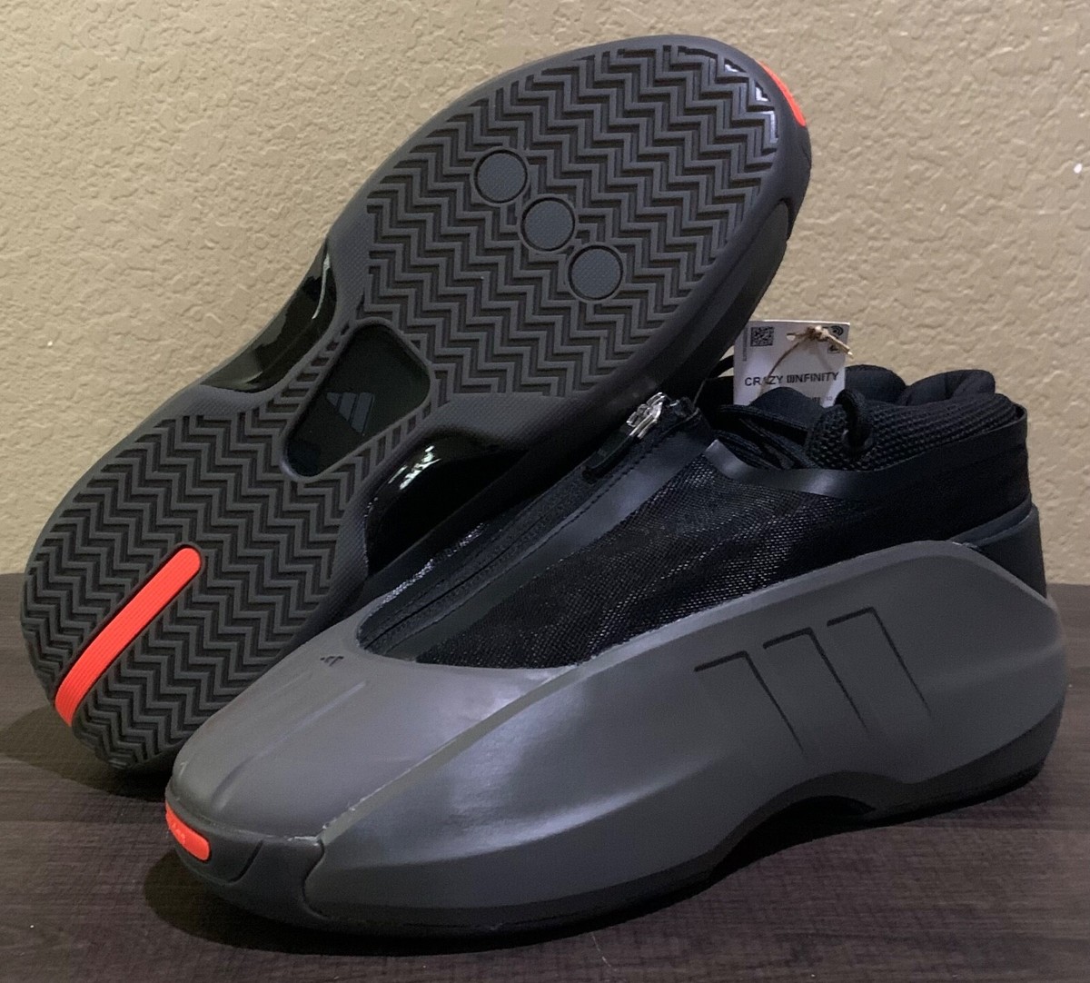 adidas Crazy IIInfinity Shoes IG6156 Charcoal/Black Kobe Bryant