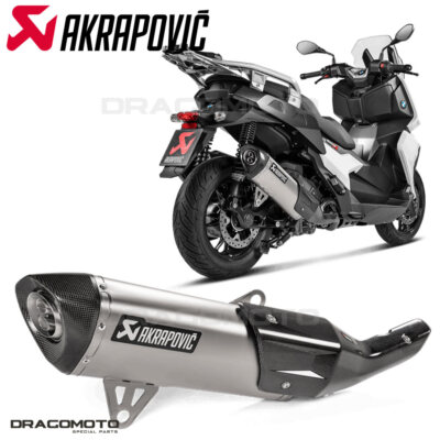 BMW C 400 X / GT 2019-2020 Exhaust AKRAPOVIC Titanium S-B4SO2-HRT