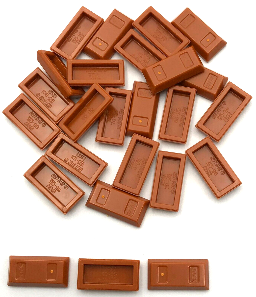 Lego New Dark Orange Minifigure Utensil Ingot Bar Money Treasure