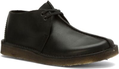Clarks Originals Desert Trek Men's Center Stitch Black Leather