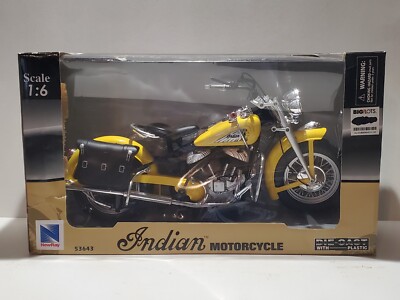 New Ray 1948 Indian Chief Motorcycle 1:6 Scale Custom Diecast