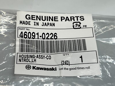 Kawasaki OEM Part 46091-0226 Left Hand Control Housing Assembly