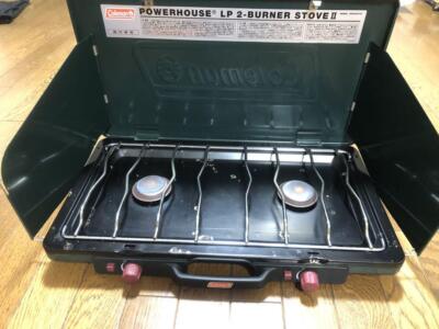 Coleman Powerhouse LP Two Burner Stove 2 Green Outdoor Cooking