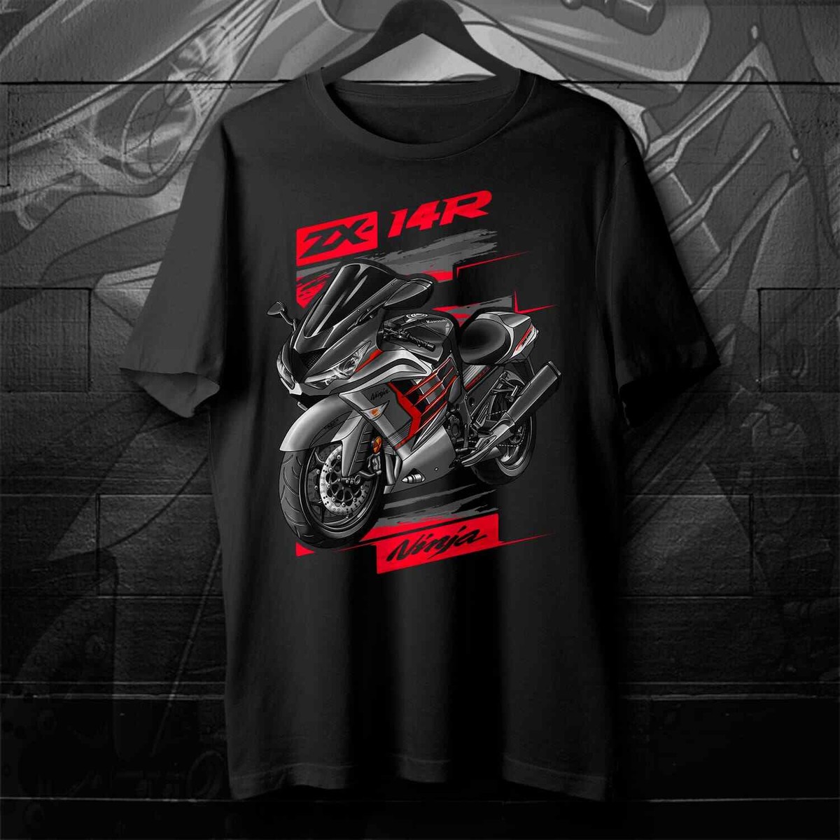Kawasaki ZX14R T-Shirt for Sportbike Riders | eBay