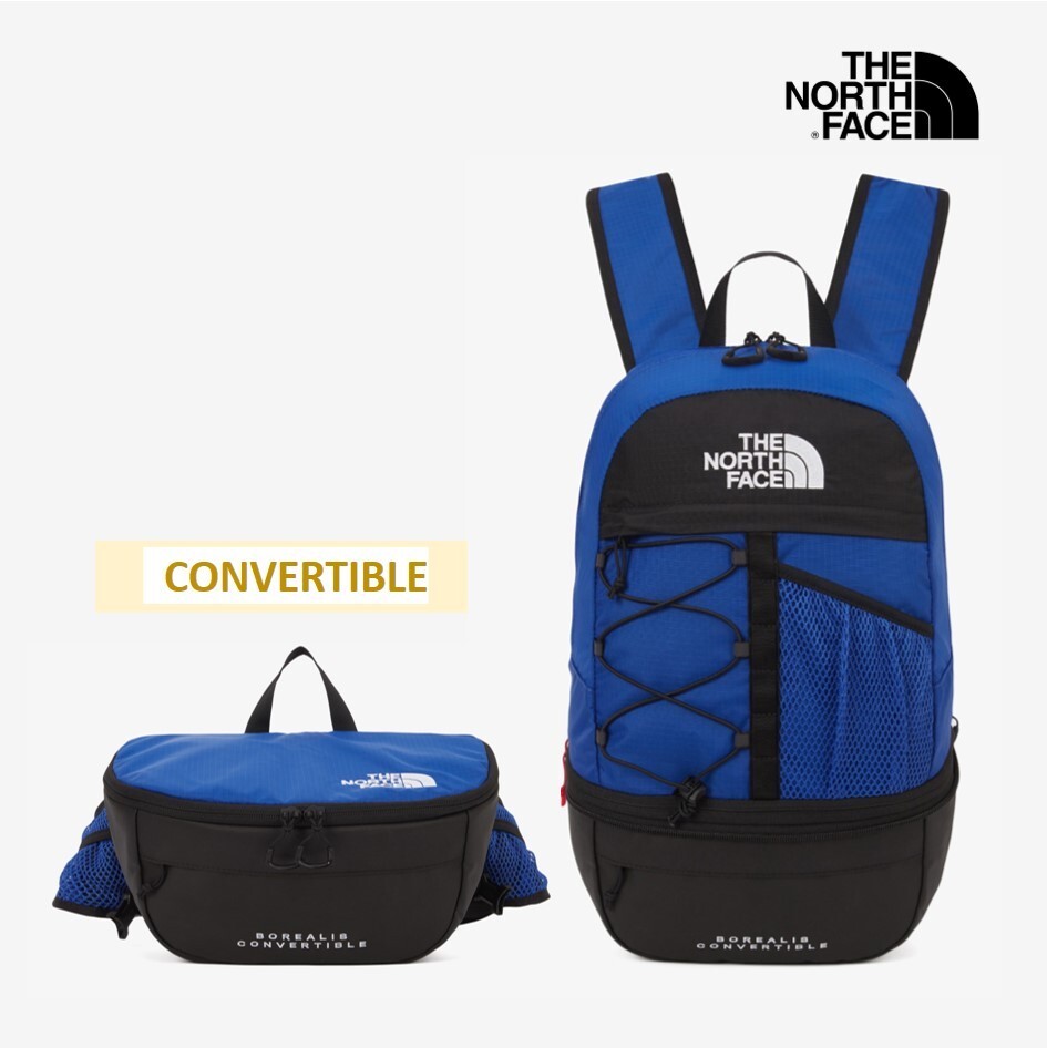 THE NORTH FACE BOREALIS CONVERTIBLE PACK BACKPACK NM2SQ72B BLUE