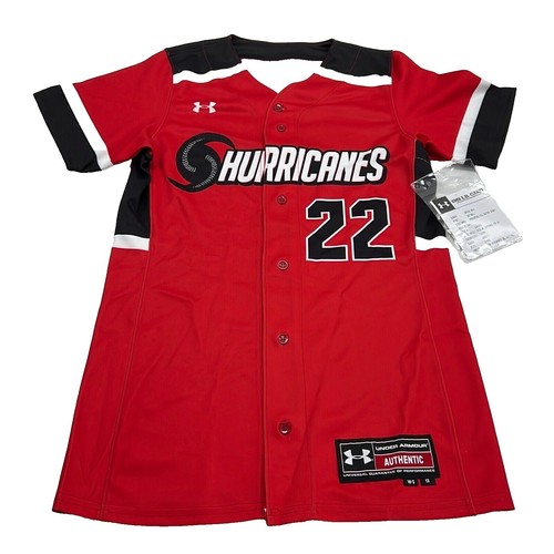 New Under Armour Women's Small Hurricanes Dynamite Softball Jersey