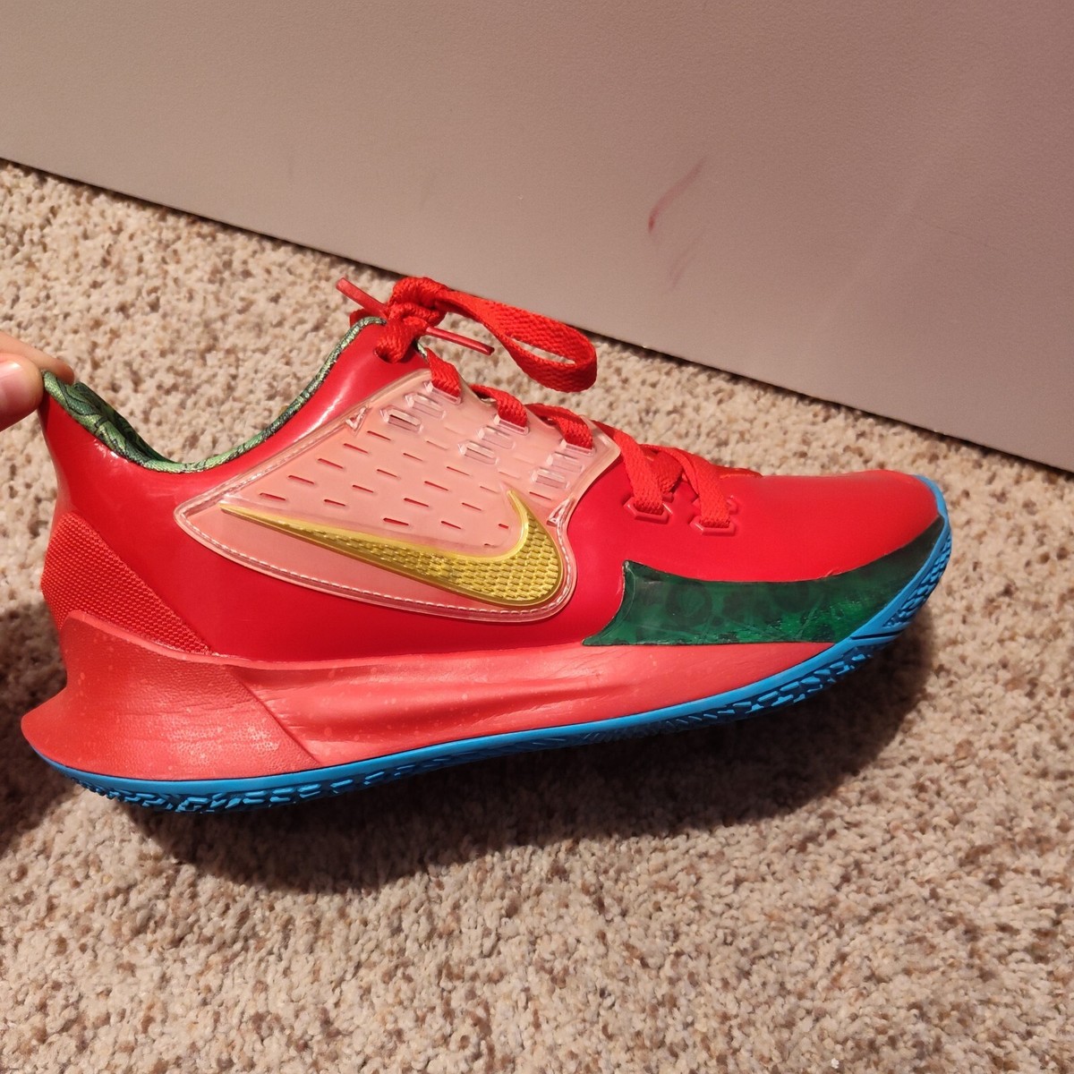 Size 8 - Nike Kyrie Low 2 x SpongeBob SquarePants Mr. Krabs 2019
