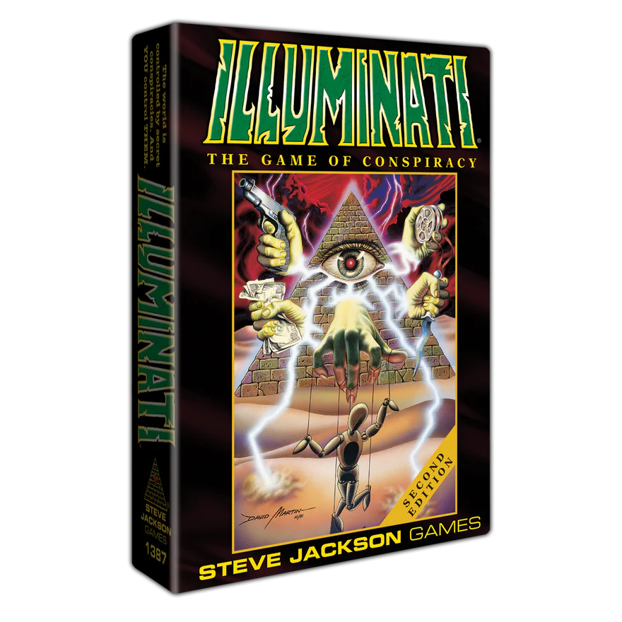 Illuminati 2nd Edition The Game Of Conspiracy Steve Jackson Games