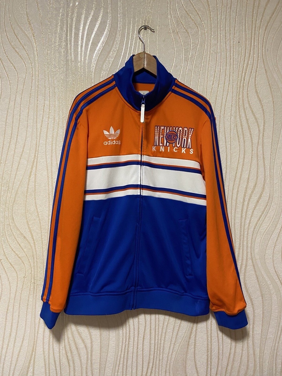 NEW YORK KNICKS NBA BASKETBALL TRACK JACKET ADIDAS sz M MEN | eBay