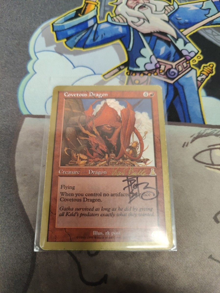 1x Signed 1999 World Championship Covetous Dragon Magic The