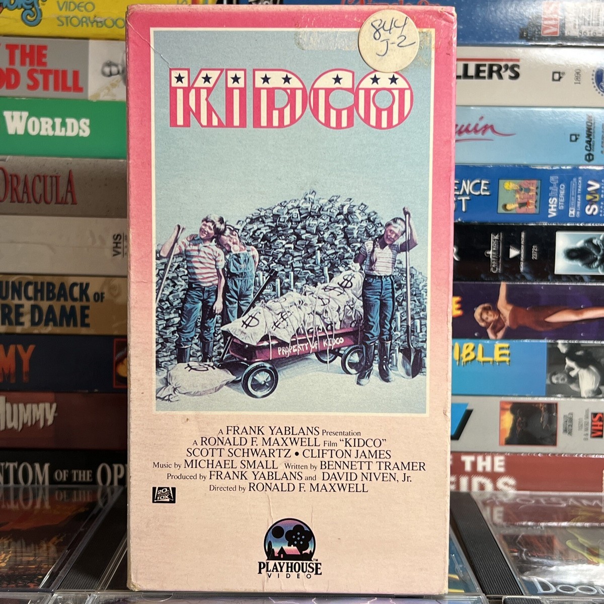 Kidco 1984 VHS Tested Former Rental Scott Schwartz Clifton James
