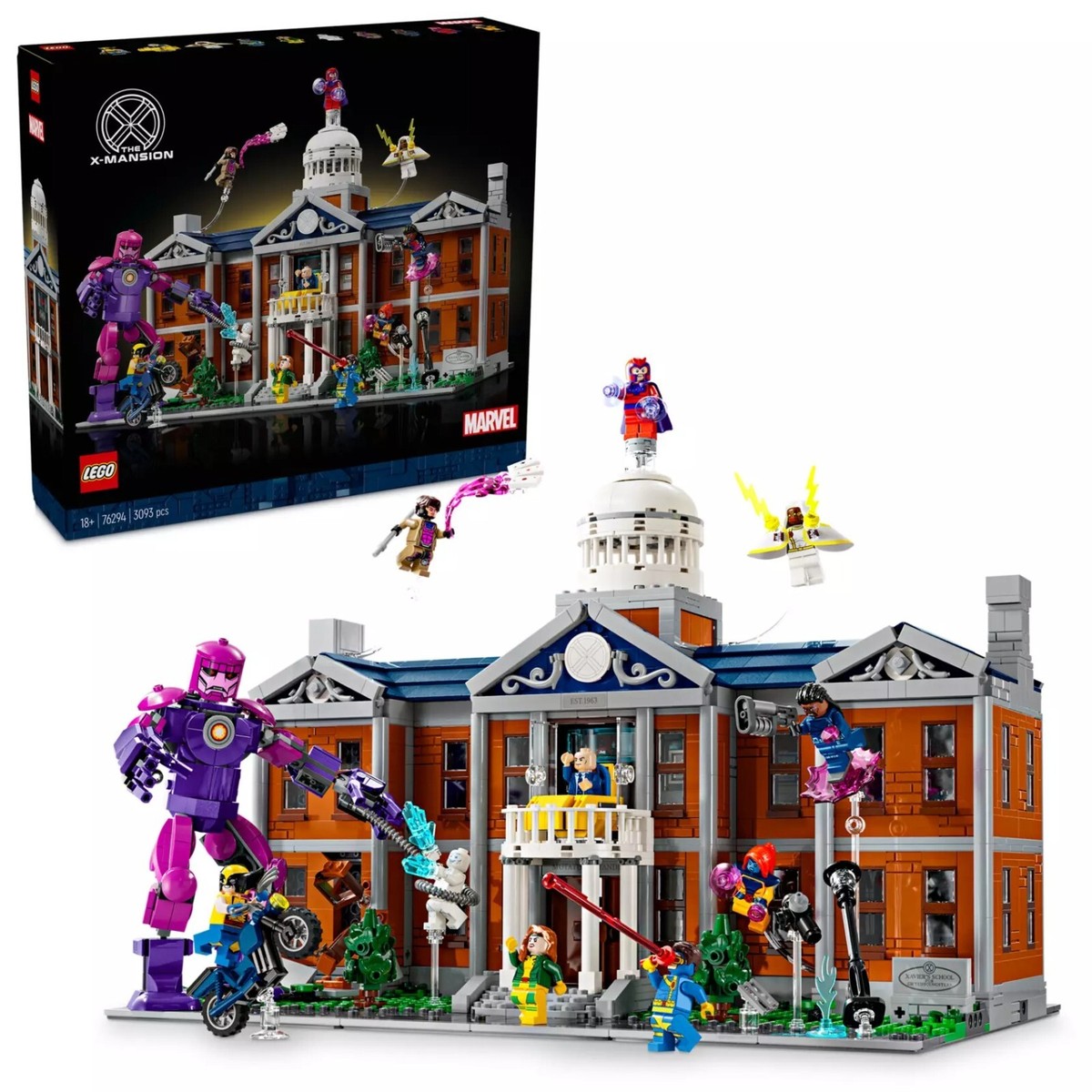 IN HAND Lego 76294 Marvel X-Men: The X-Mansion Building Set 3093