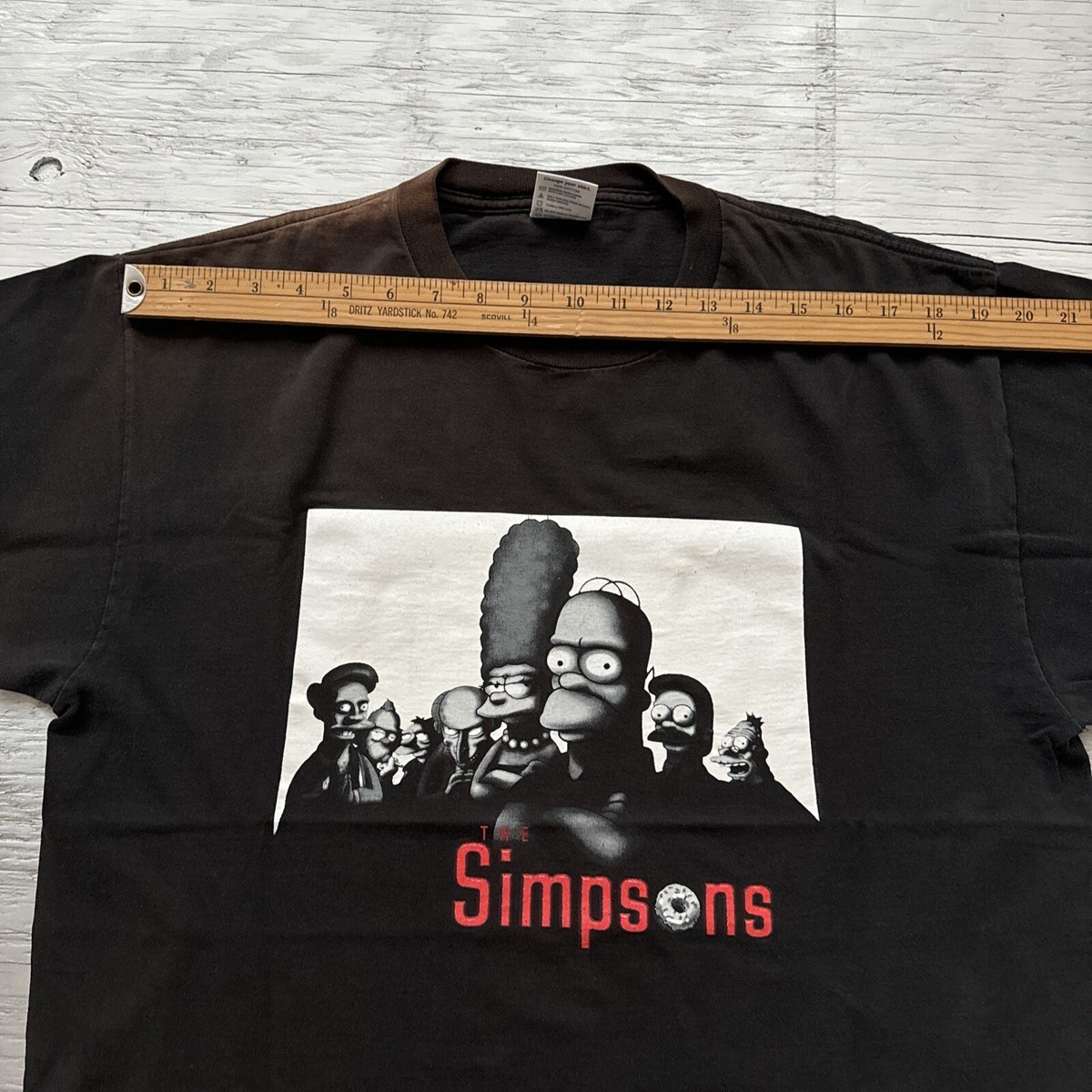 Vintage Delta The Simpsons Sopranos Parody Mob Cartoon Shirt Size