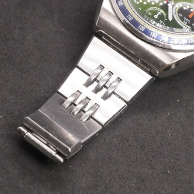 Vintage Seiko ALBA AKA BULLHEAD Wristwatch Green Dial V657-6060