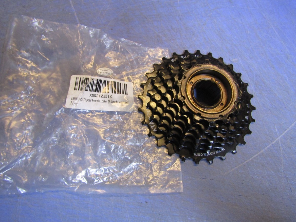 1 – ATA Index Freewheel Super Low 14-28T, 7 Speed. NEW – Open