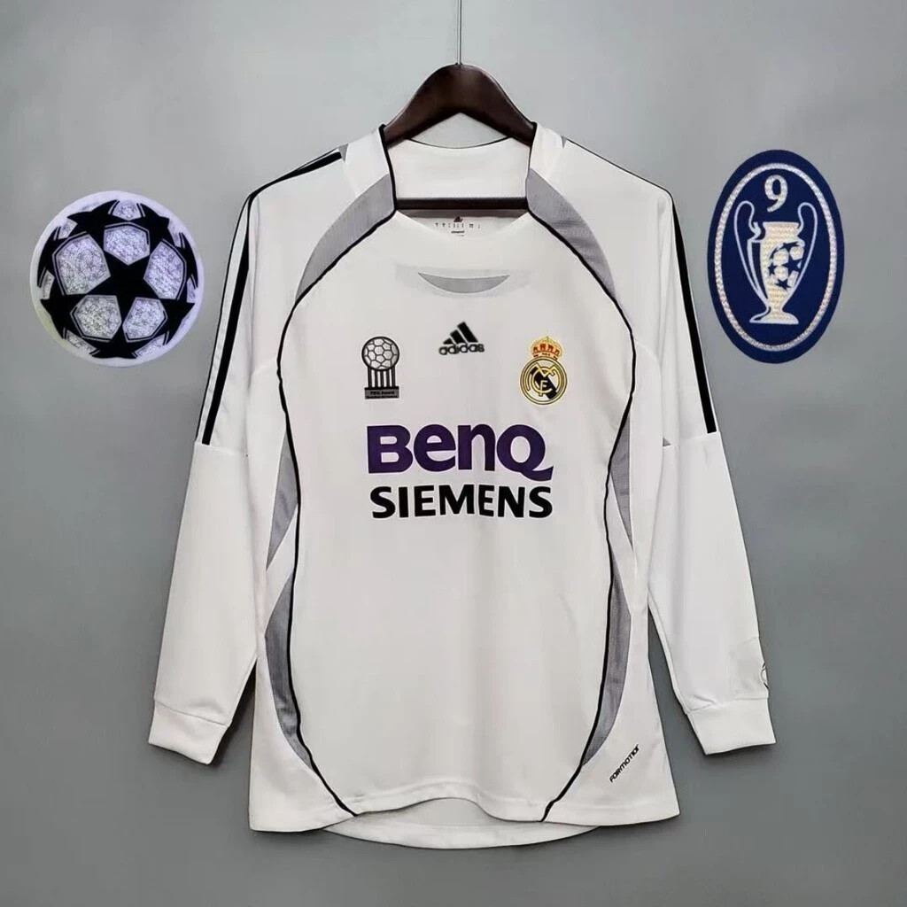 001 - R. Madrid 06/07 Home UEFA - White - Beckham #23 - XL (Run