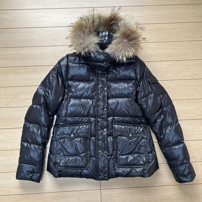 BURBERRY BLUE LABEL 黒モッズコート BURBERRY BLUE LABEL✨️ノバ