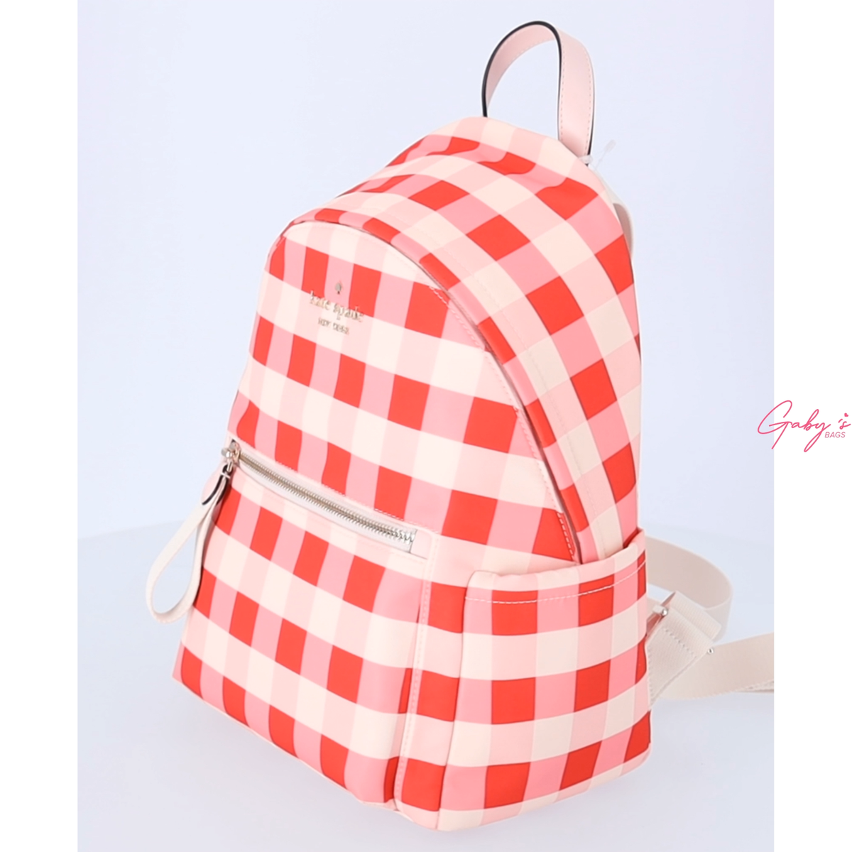 Kate Spade New York Chelsea Gingham Check Print Nylon Medium