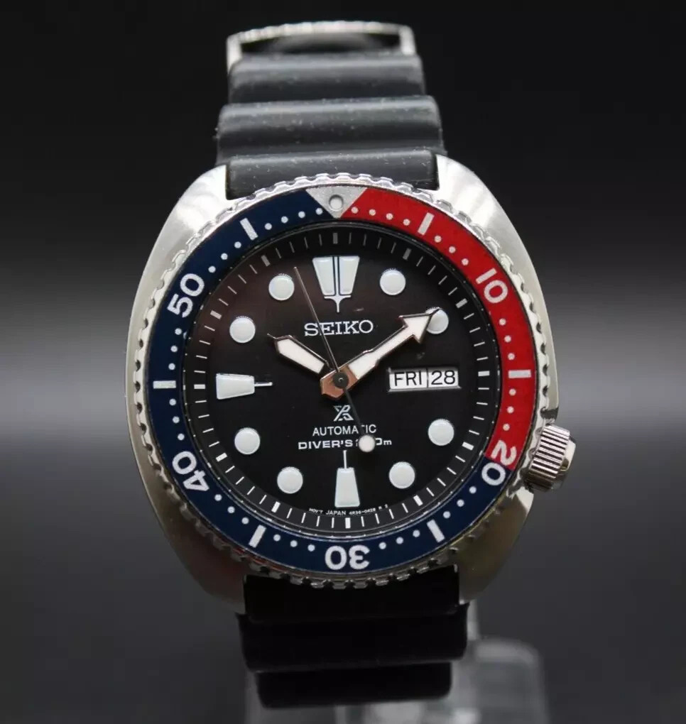 SEIKO PEPSI Turtle 4R36-04Y0 Air Diver's 200m AUTOMATIC SRP779