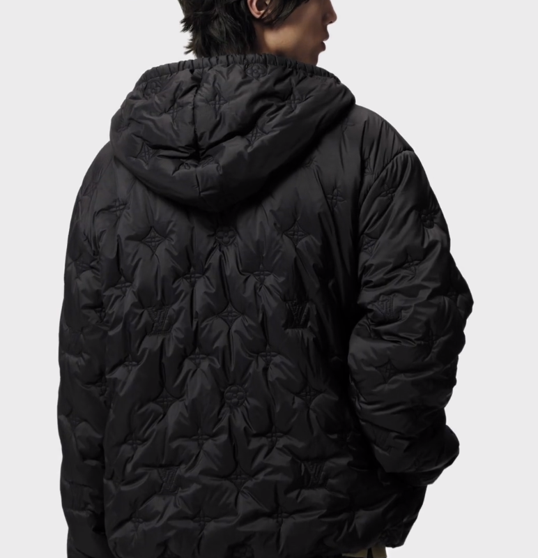 Louis Vuitton Monogram Quilted Hooded Blouson | eBay