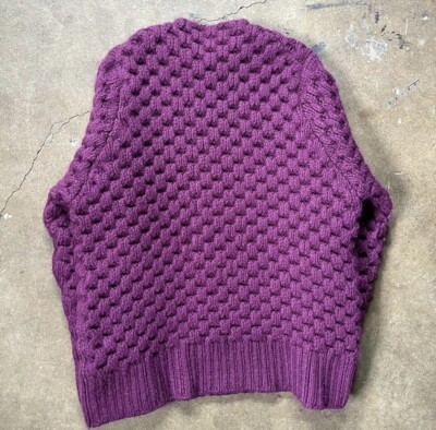 Raf Simons Oversized Honeycomb Knit Sweater/Prada/Jil Sander/ | eBay