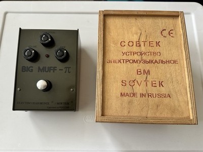 Electro Harmonix Sovtek Green Bubble Font Big Muff Pi Fuzz