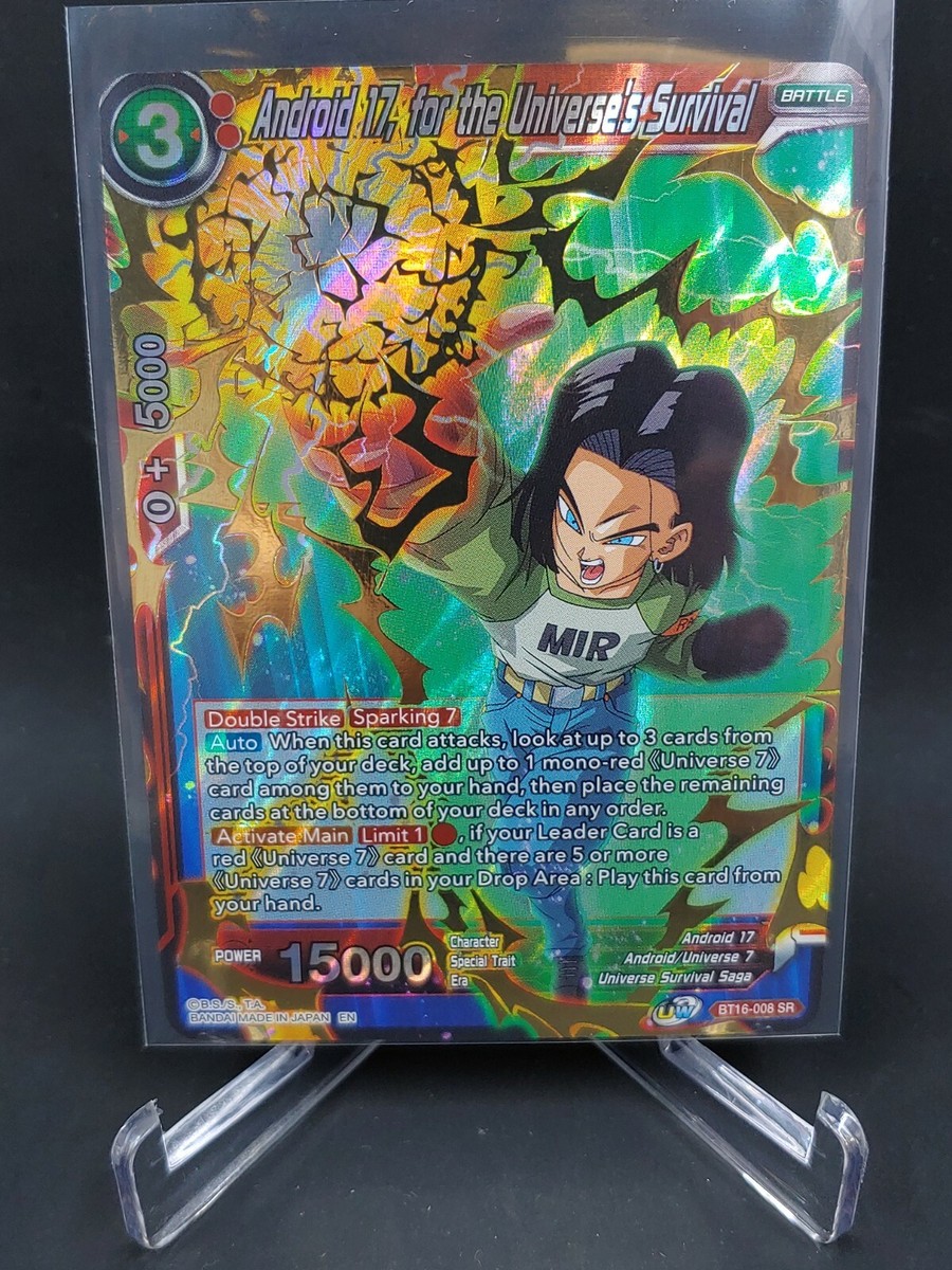 Dragon Ball Super Android 17, for the Universe's Survival BT16-008
