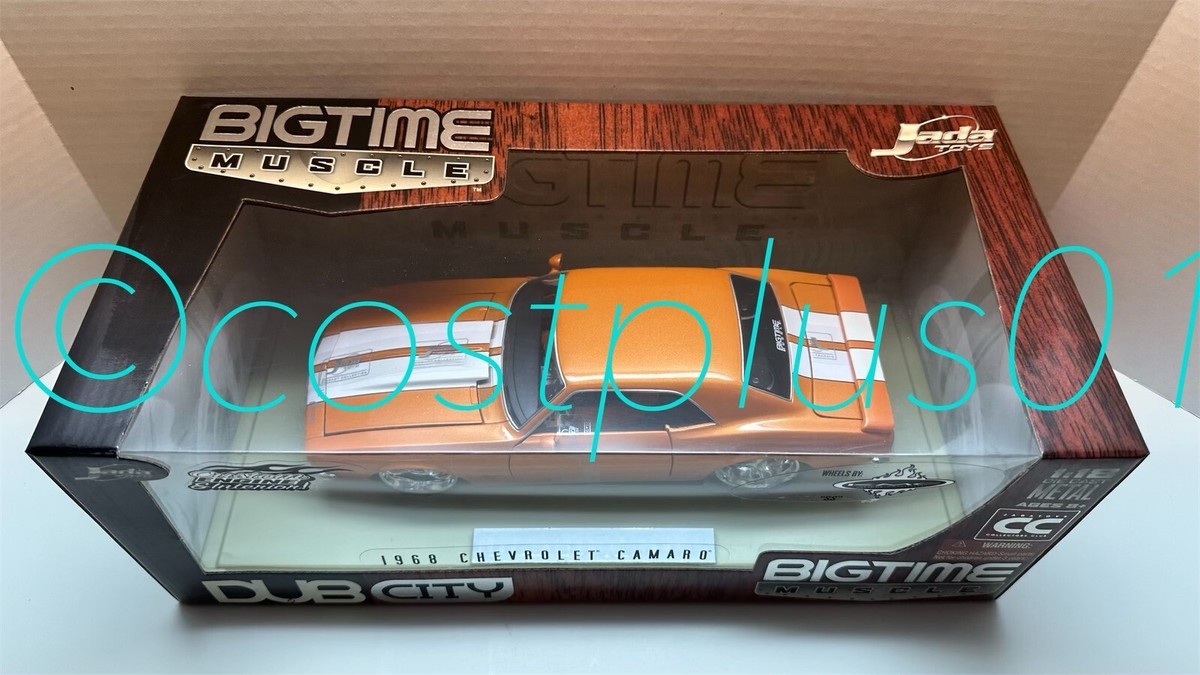 JADA DUB CIT 1968 CHEVY CAMARO 1:18 ORANGE WITH WHITE STRIPE CC | eBay