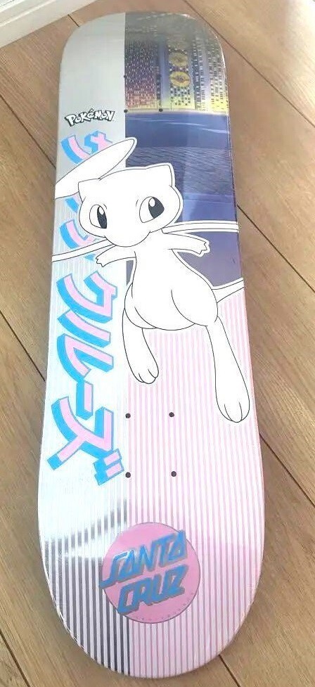 Pokemon Santa Cruz Skateboard Deck Mew Unused Rare | eBay