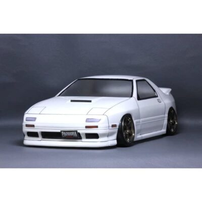 RC 1/10 Mazda Savanna RX-7 FC3S Clear Body Set Unpainted Pandora