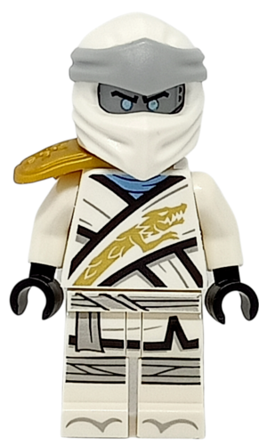 LEGO Ninjago Zane Minifigure w/ Weapons only from Ultra Sonic