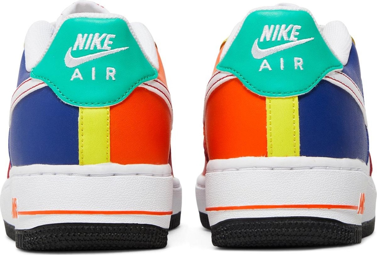 FN6980-657] Grade School Nike AIR FORCE 1 LOW '07 LV8 'RUBIK'S