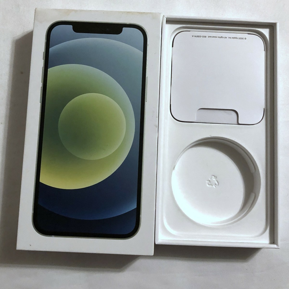BOX ONLY Apple iPhone 12 Green 64GB Replacement MGF83LL/A A2172 | eBay