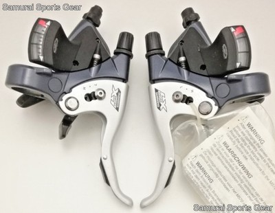 Shimano Deore LX ST-M570 MTB 3x9 Speed V-Brake Shifter Set - 22.2