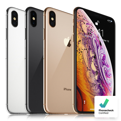 Apple iPhone XS 64GB 256GB 512GB - Unlocked - All Colours - GOOD