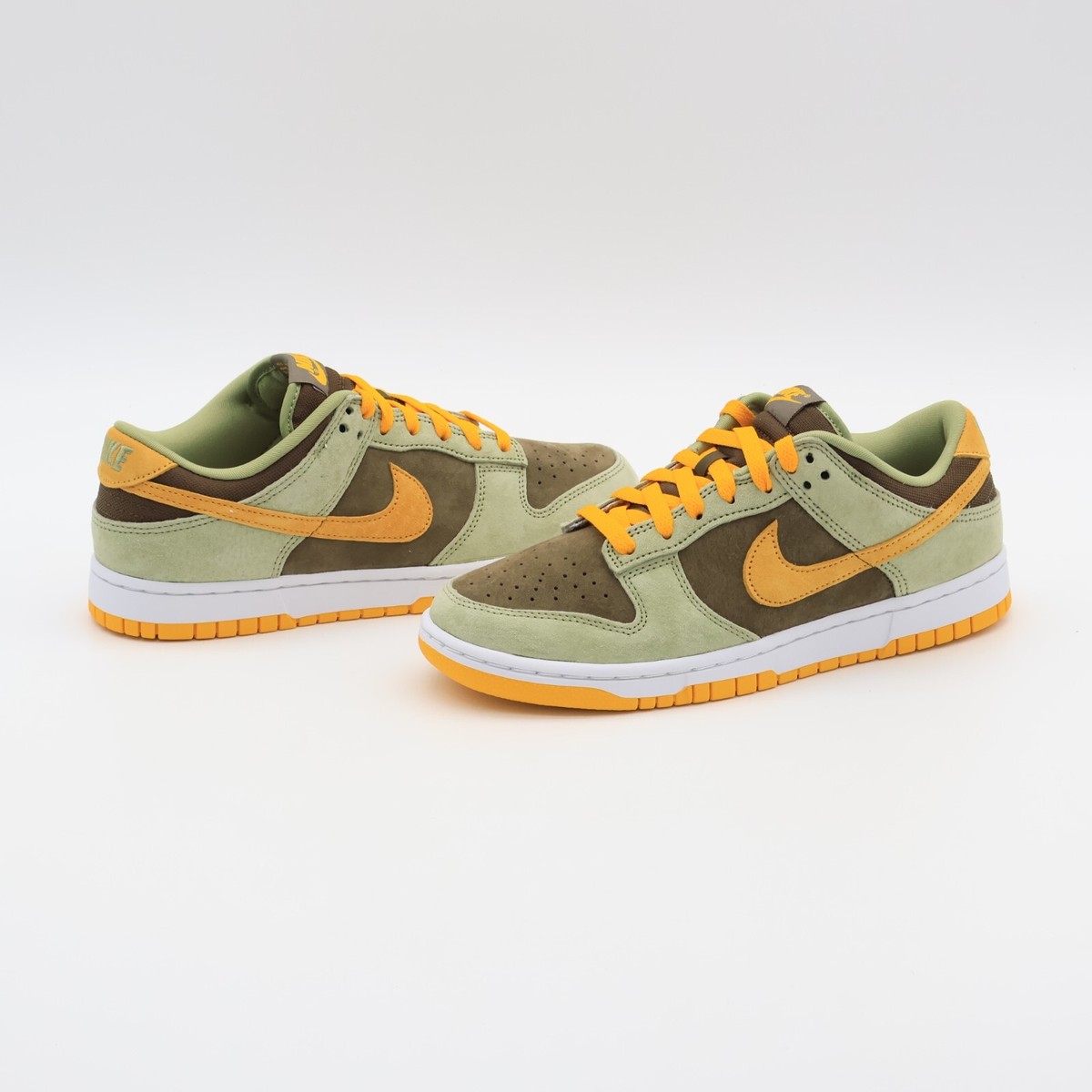 DH5360-300 Nike Dunk Low Dusty Olive Green Pro Gold Khaki Yellow