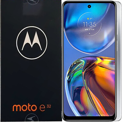 Motorola Moto E32 4G Misty Silver 64GB + 4GB Dual-SIM Unlocked GSM