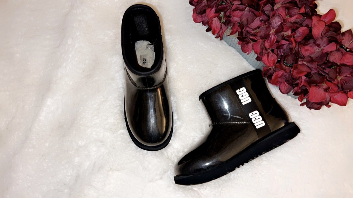 UGG Classic Clear Mini in Black SZ 5 | eBay