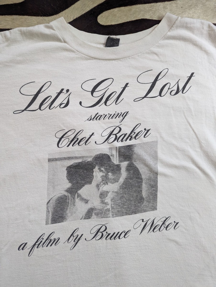 Rare 80s Vintage Bruce Weber Lets Get Lost Shirt Chet Baker Jazz