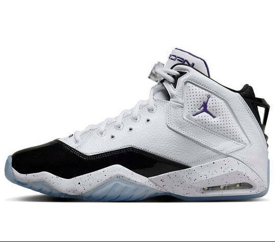 Nike Air Jordan B'Loyal White Court Purple Black 315317-115 Men's