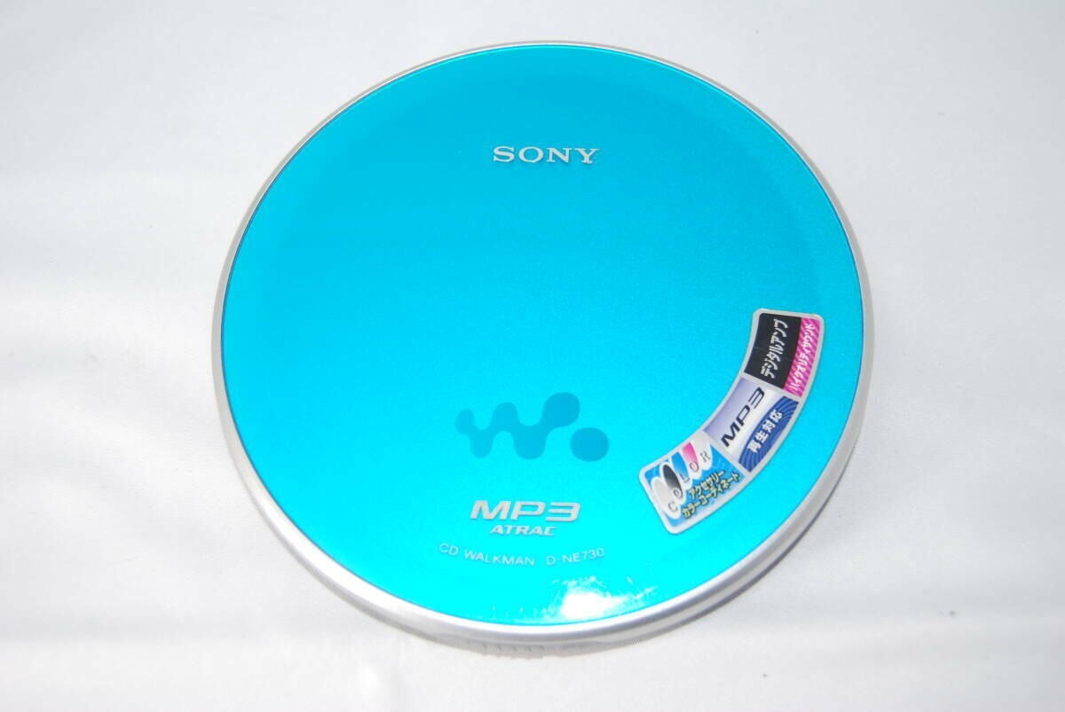 SONY D-NE730 CD Walkman Portable CD Player Blue Good | eBay