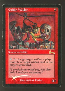 ゴブリンの溶接工 英4枚セット レガシー Goblin Welder MTG ゴブリンの