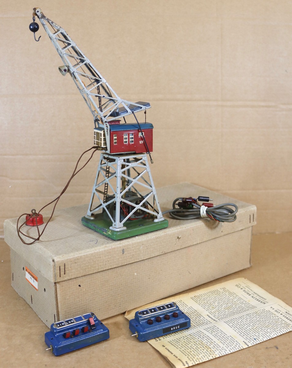 MARKLIN MäRKLIN 451 G 7051 GOODS YARD CRANE KRANE BOXED 1950